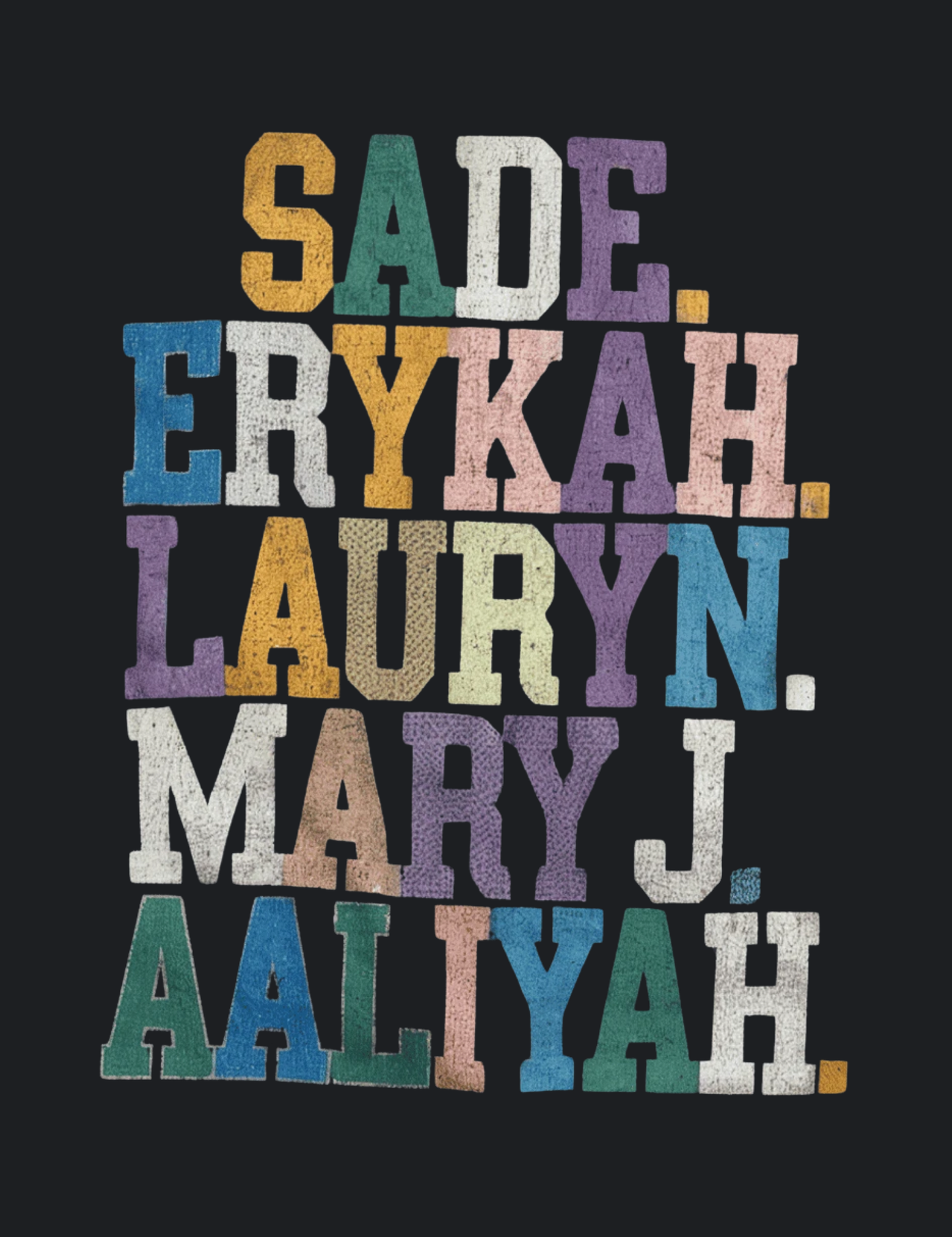 Black Queens World Icons Graphic Tee