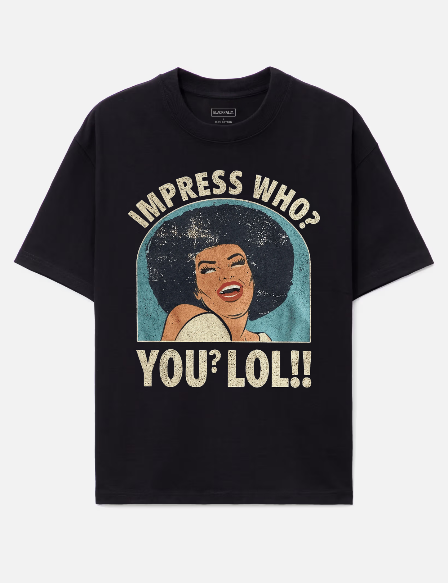 Unbothered Afro Queen Graphic Tee
