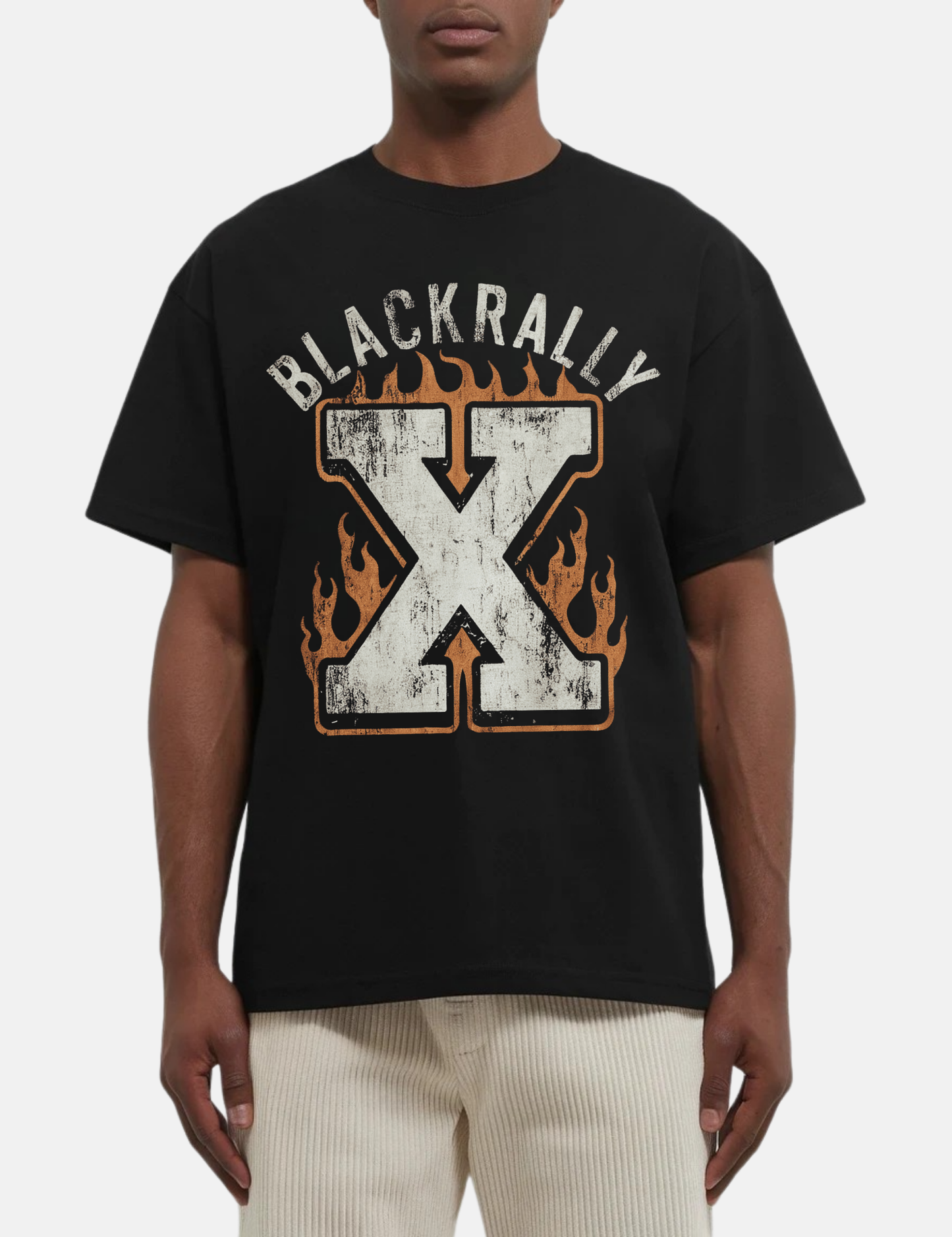 Blackrally X Flame Graphic Tee