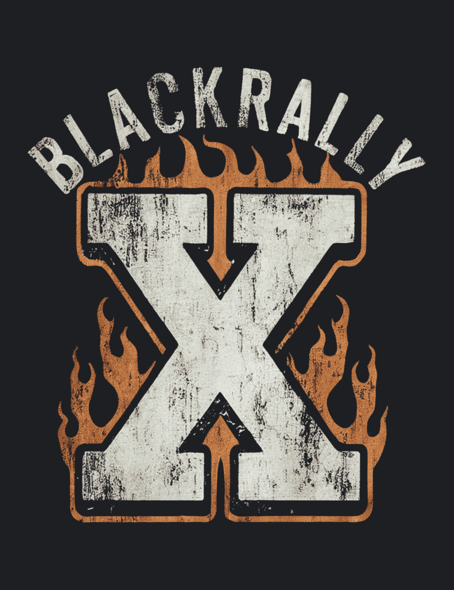 Blackrally X Flame Graphic Tee