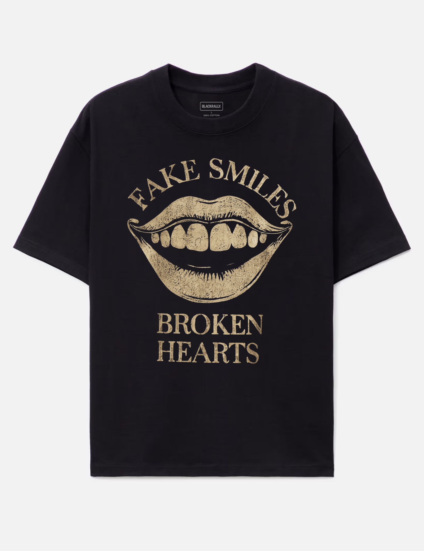 Fake Smiles Broken Hearts Graphic Tee