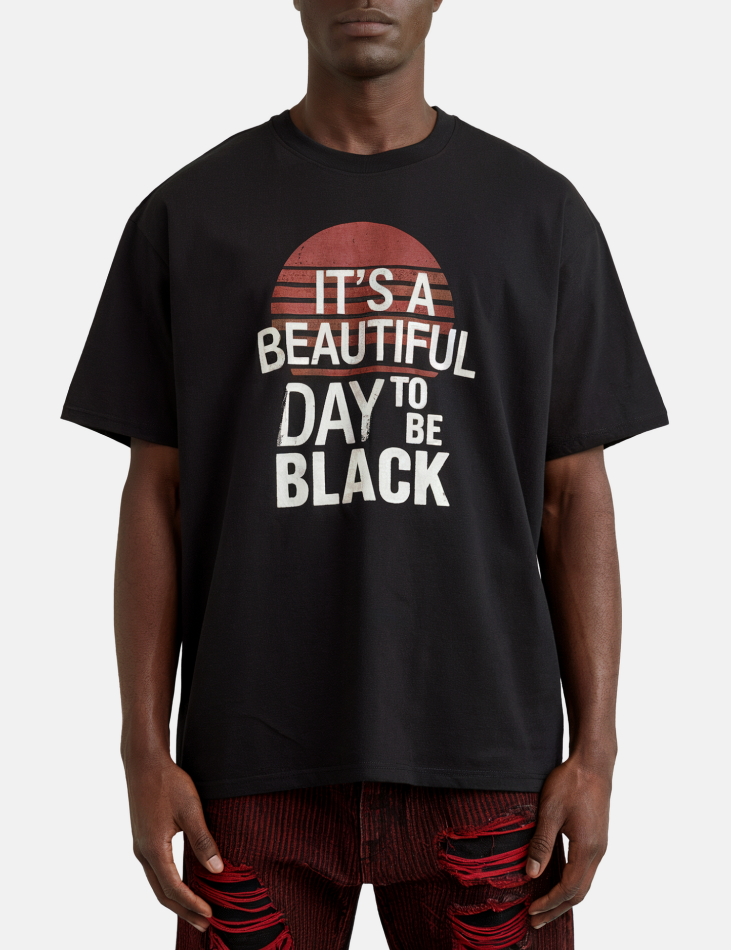 Beautiful Day To Be Black Graphic Tee