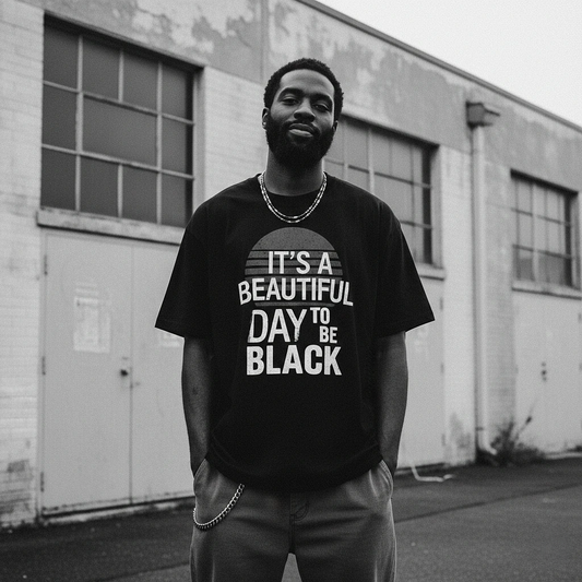 Beautiful Day To Be Black Tee