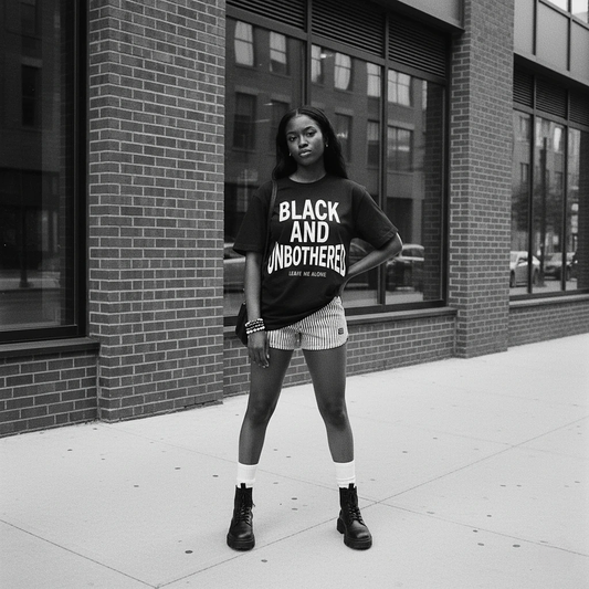 Black And Unbothered Tee