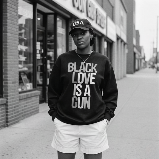 Black Love Is A Gun Sweatshirt