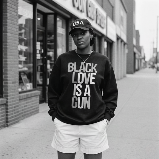 Black Love Is A Gun Sweatshirt