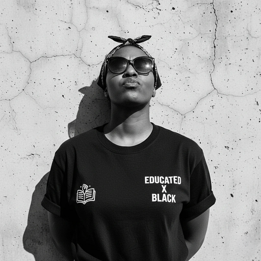 Educated x Black Tee