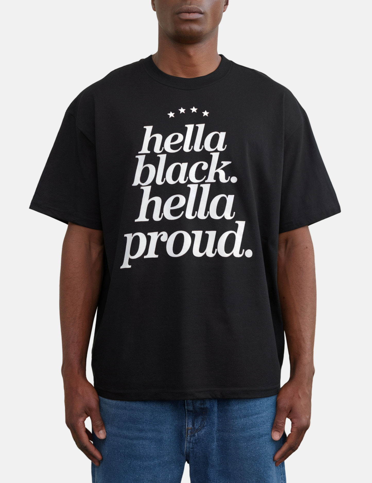 Hella Black Hella Proud Graphic Tee