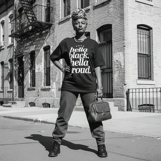 Hella Black Hella Proud Tee