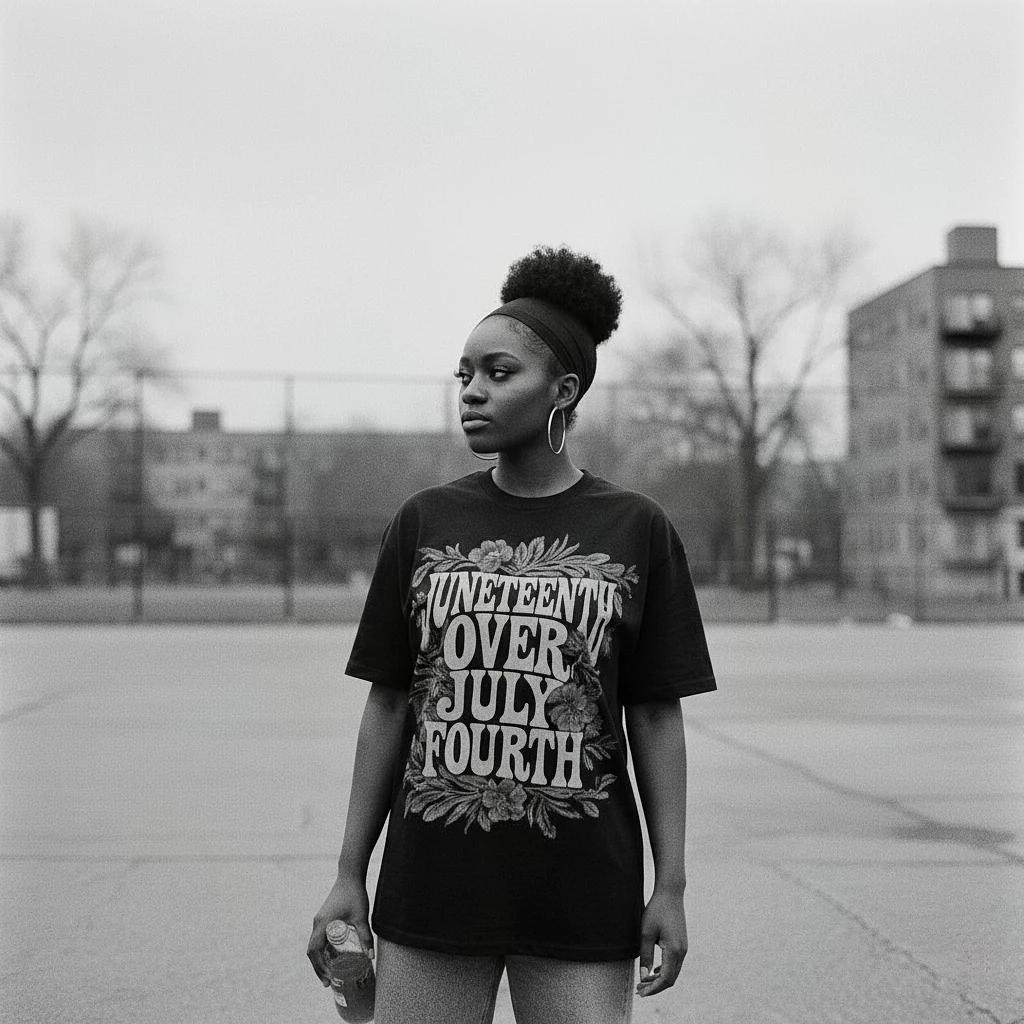 Juneteenth Over July Fourth Tee