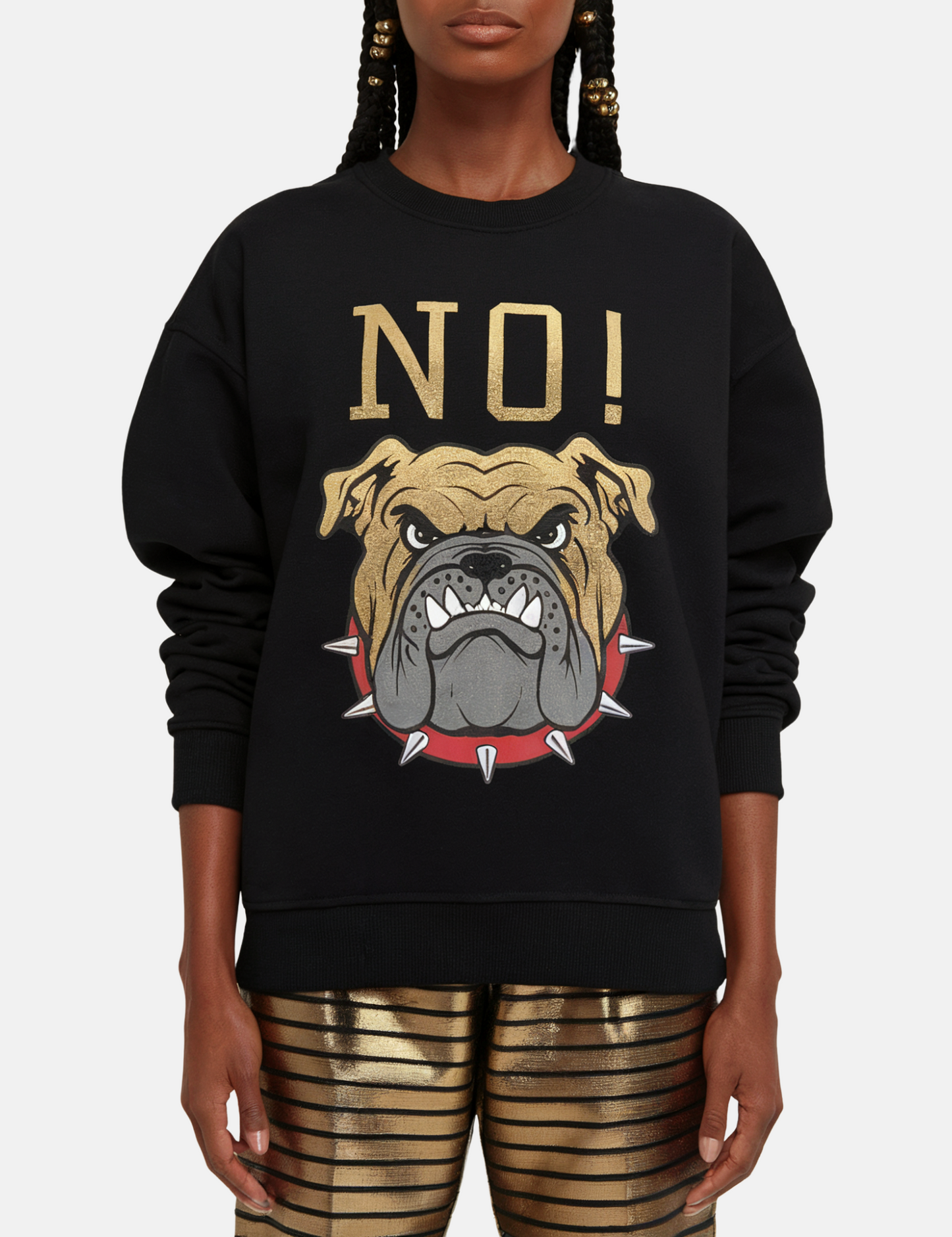 Woof Means No! Unisex Sweatshirt