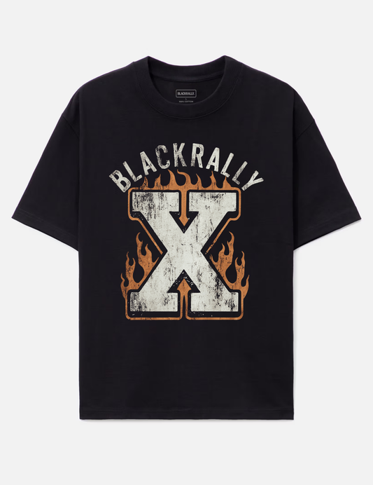 Blackrally X Flame Graphic Tee