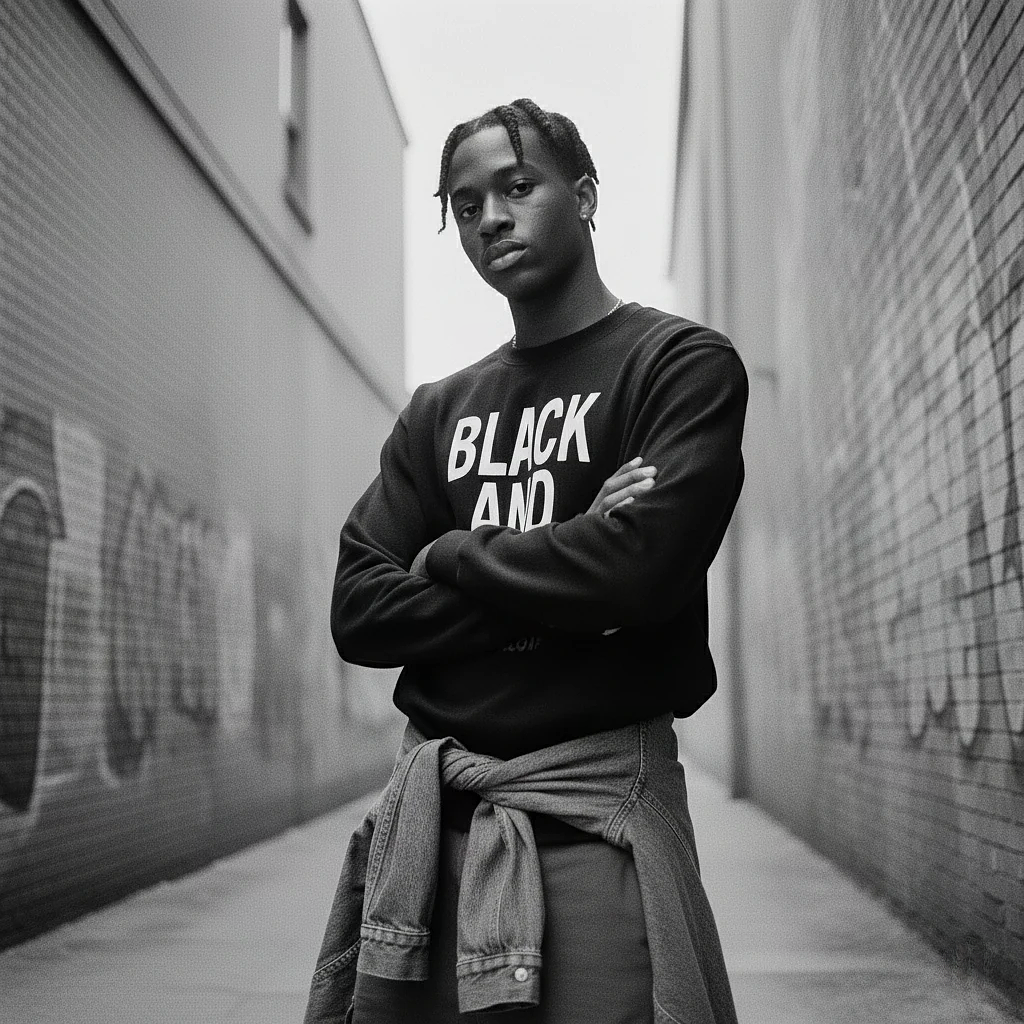 Black And Unbothered Sweatshirt