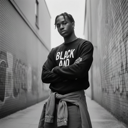 Black And Unbothered Sweatshirt