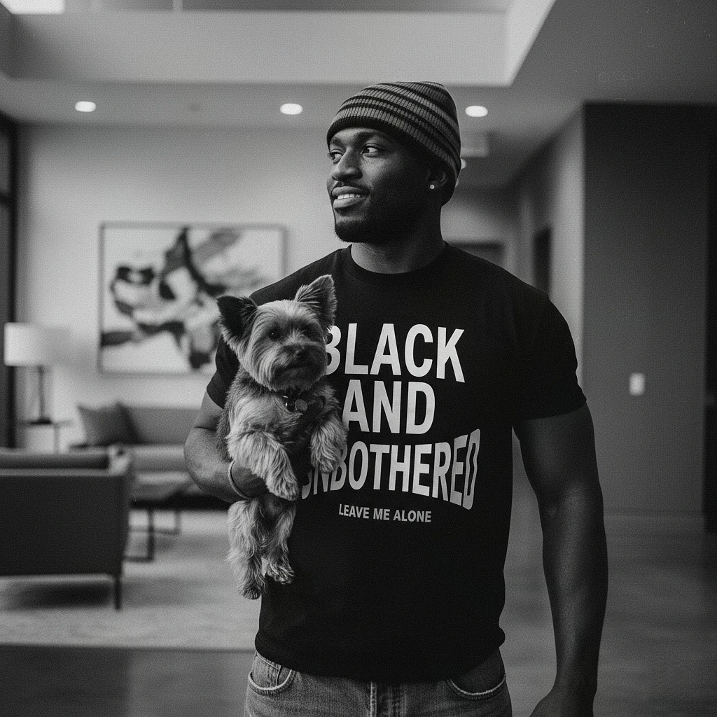 Black And Unbothered Tee