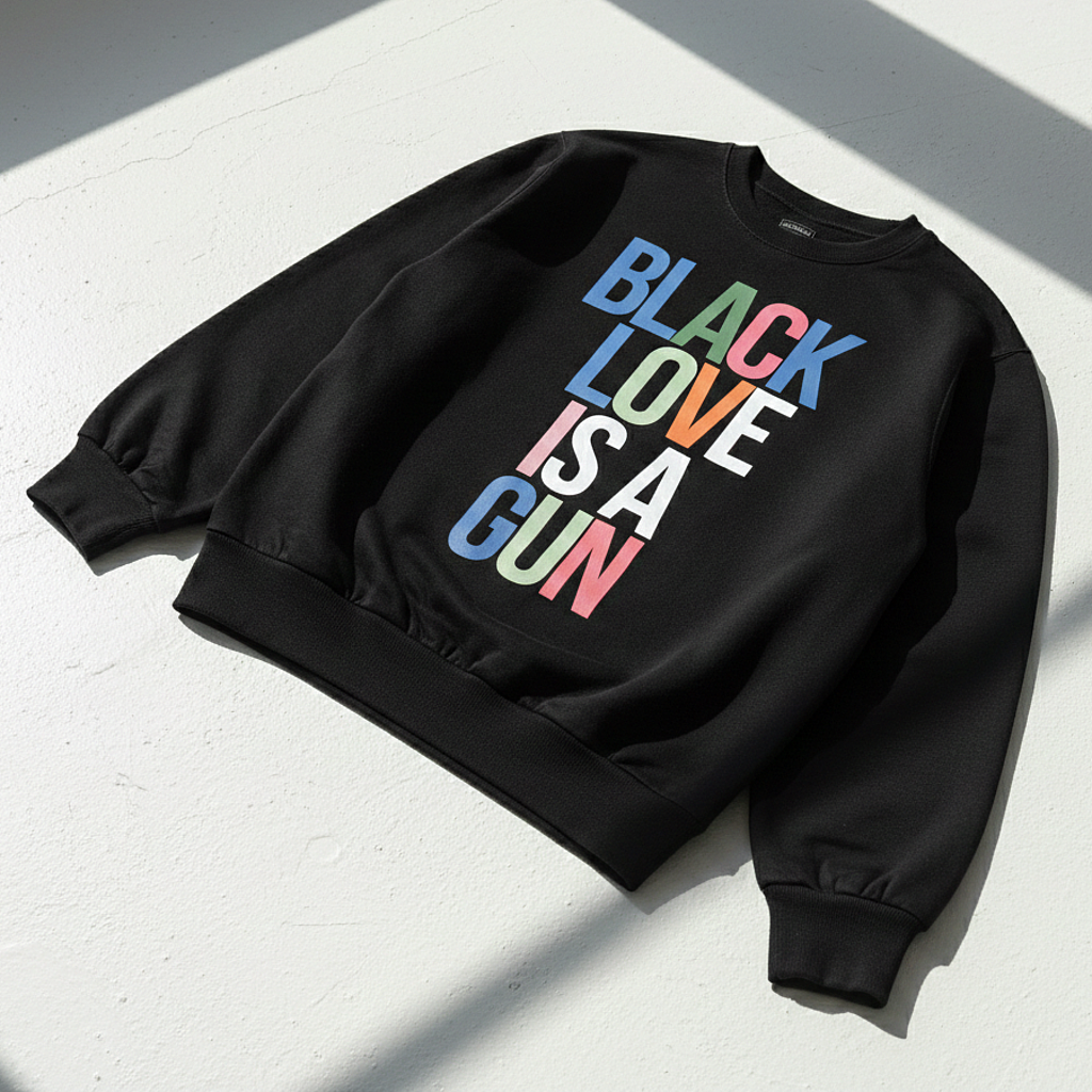 Black Love Is A Gun Sweatshirt