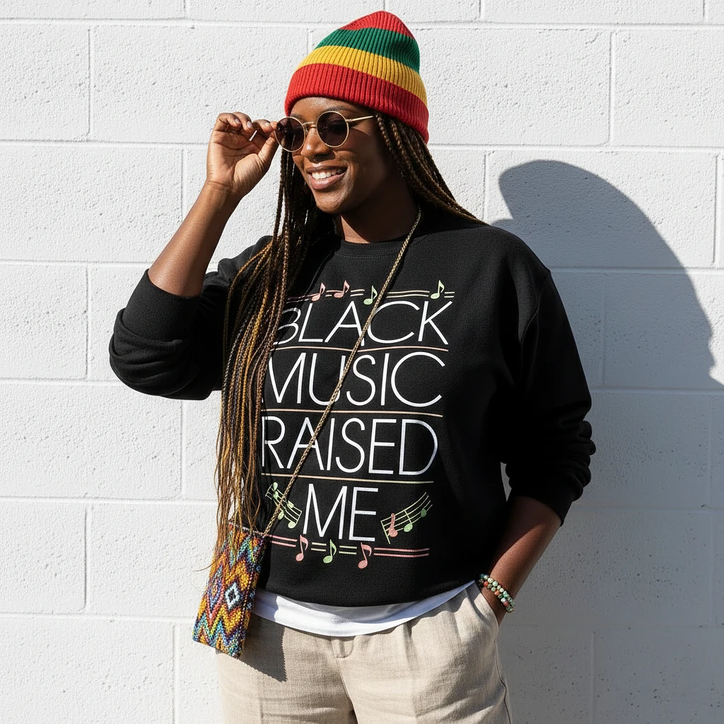 Black Music Raised Me Sweatshirt