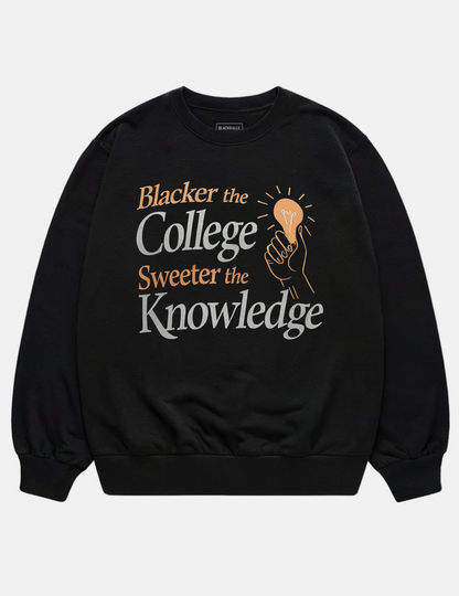 Blacker The College Unisex Sweatshirt