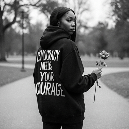 Democracy Needs Rage Hoodie