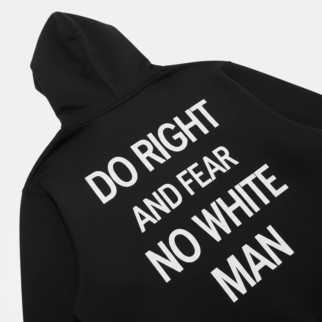 Do Right And Fear No White Man Hoodie