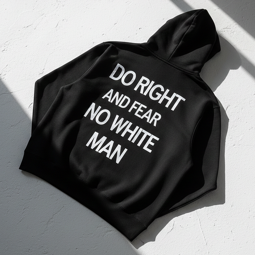 Do Right And Fear No White Man Hoodie
