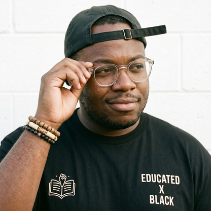 Educated x Black Tee