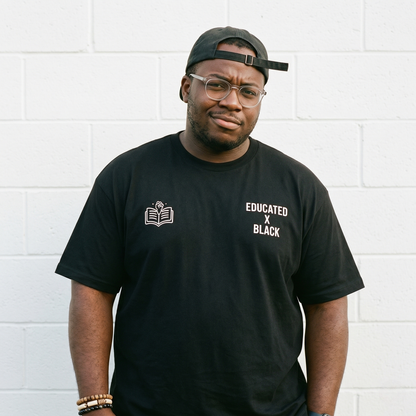 Educated x Black Tee