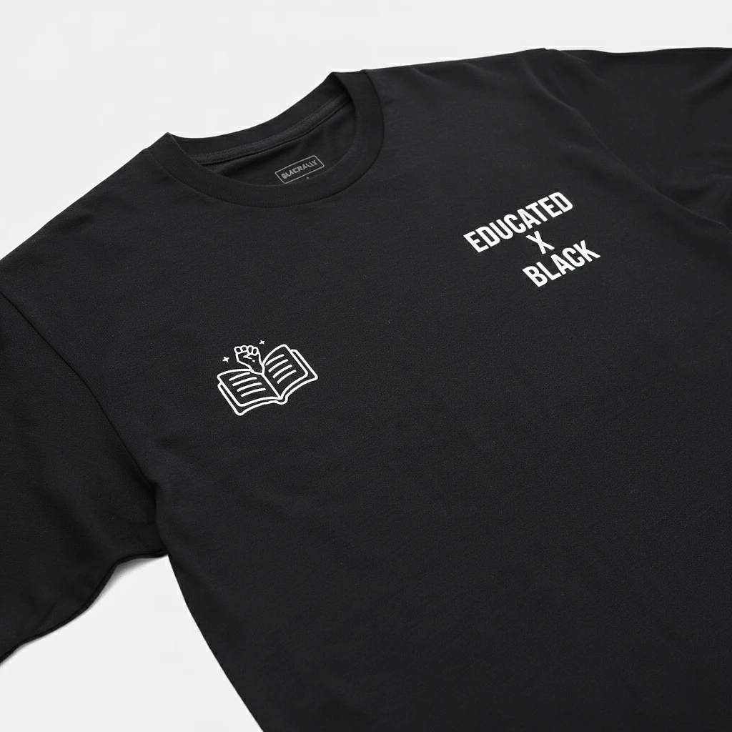 Educated x Black Tee
