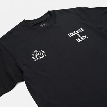 Educated x Black Tee