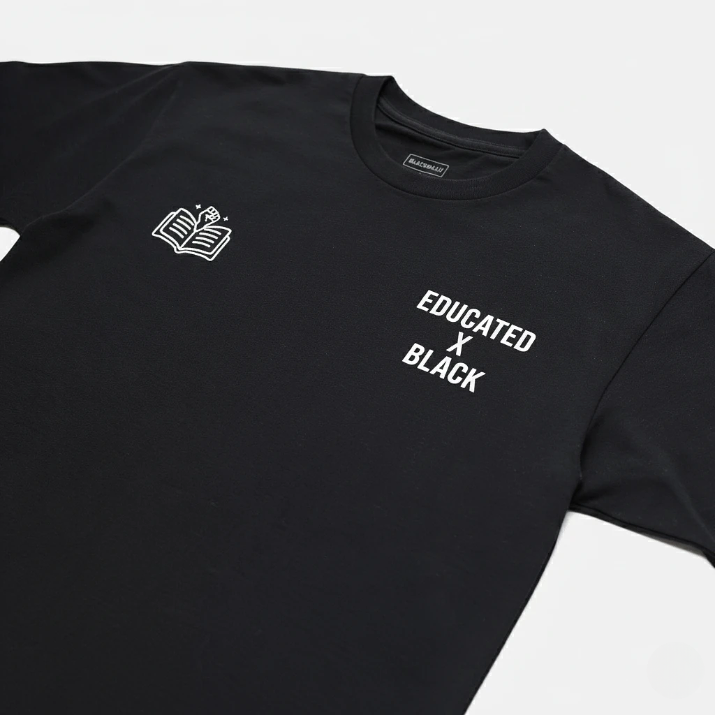 Educated x Black Tee