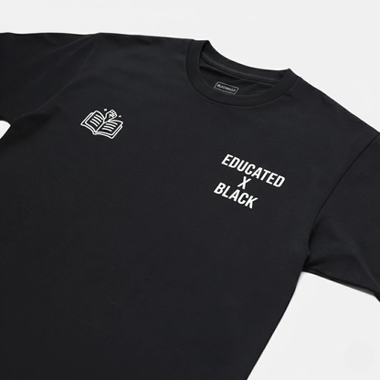 Educated x Black Tee