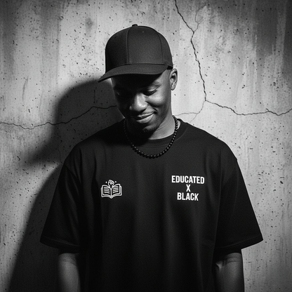 Educated x Black Tee