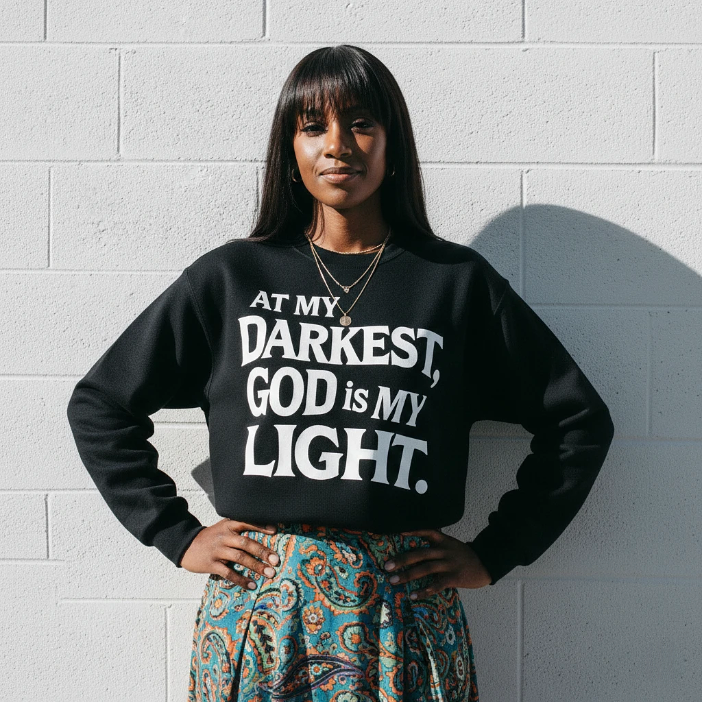 God Is My Light Sweatshirt