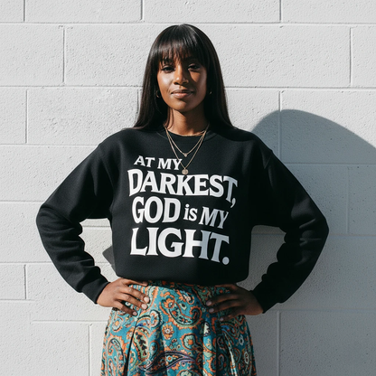 God Is My Light Sweatshirt