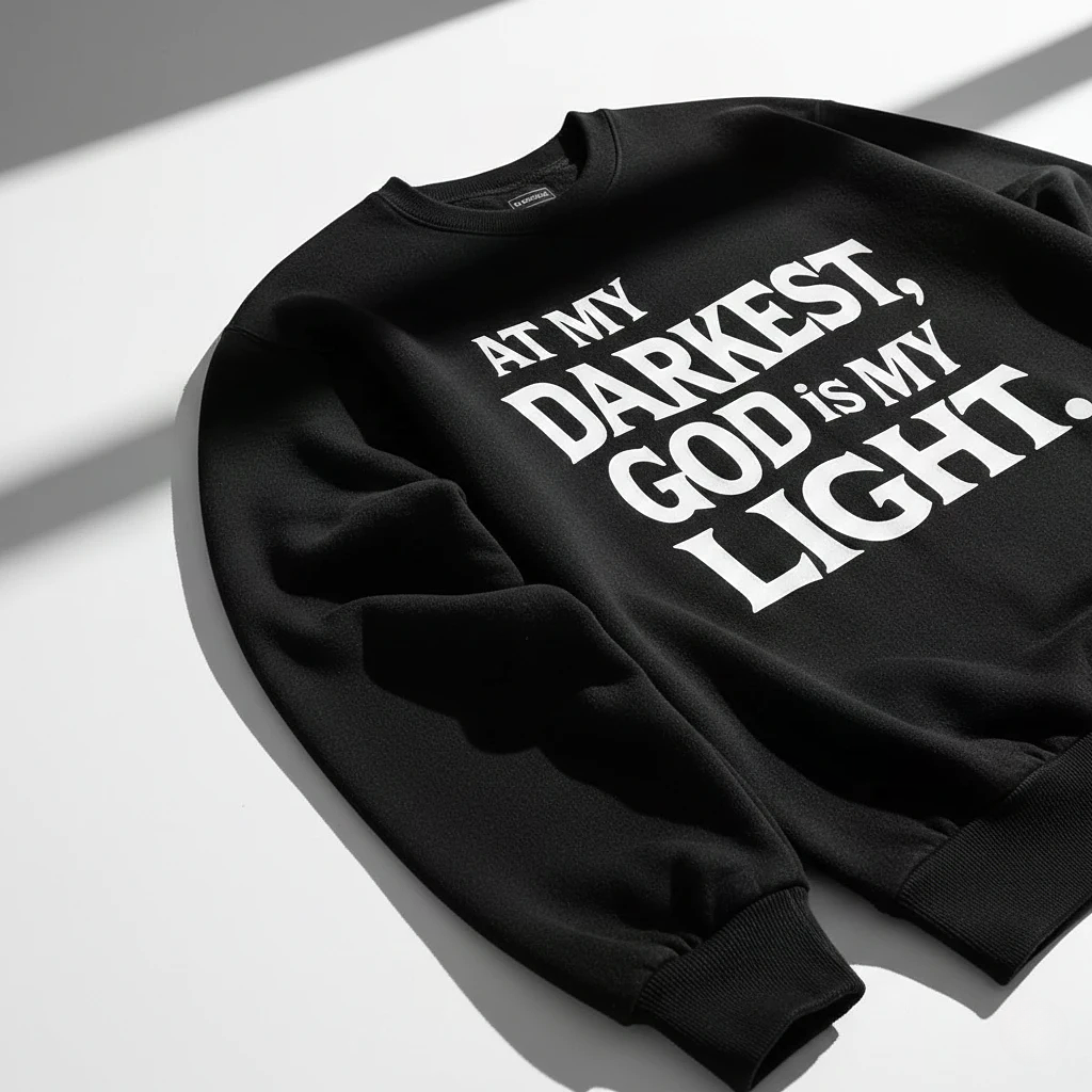 God Is My Light Sweatshirt