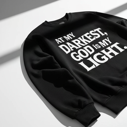 God Is My Light Sweatshirt