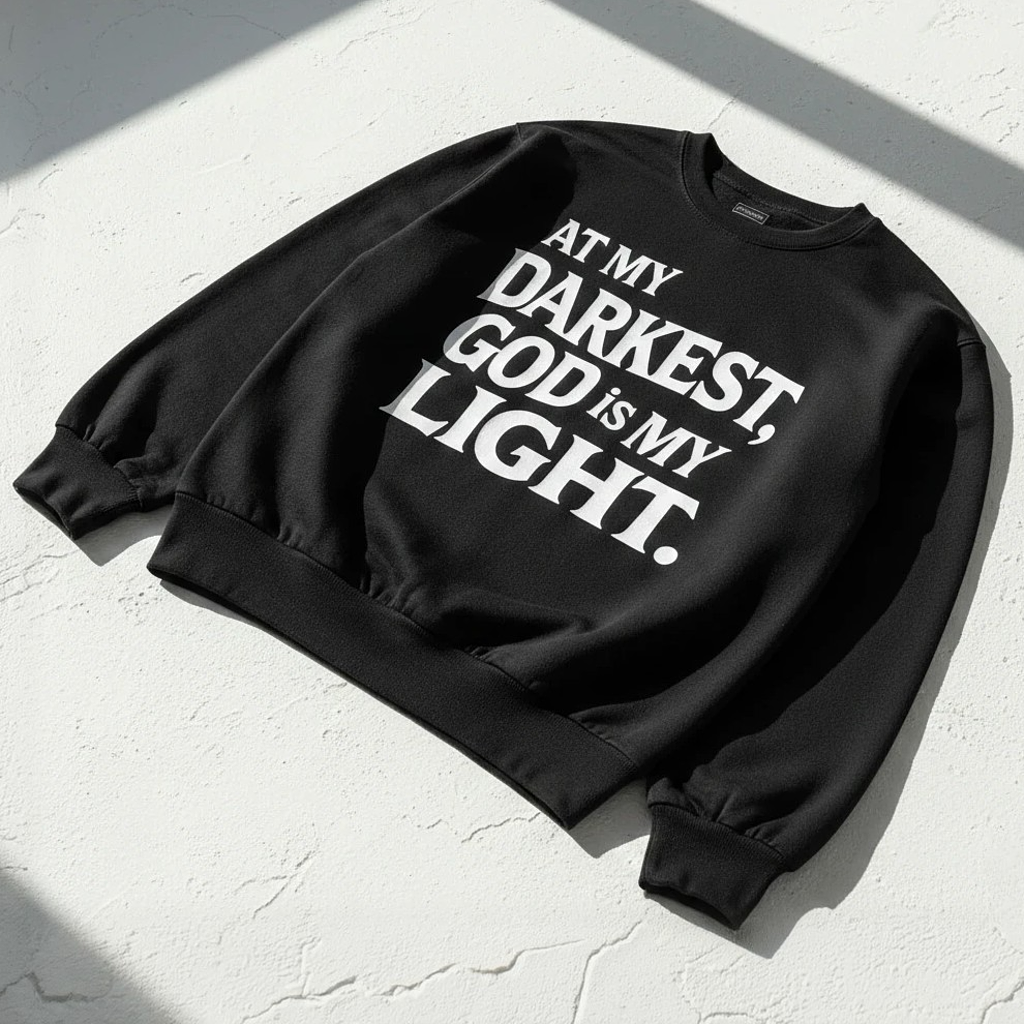 God Is My Light Sweatshirt