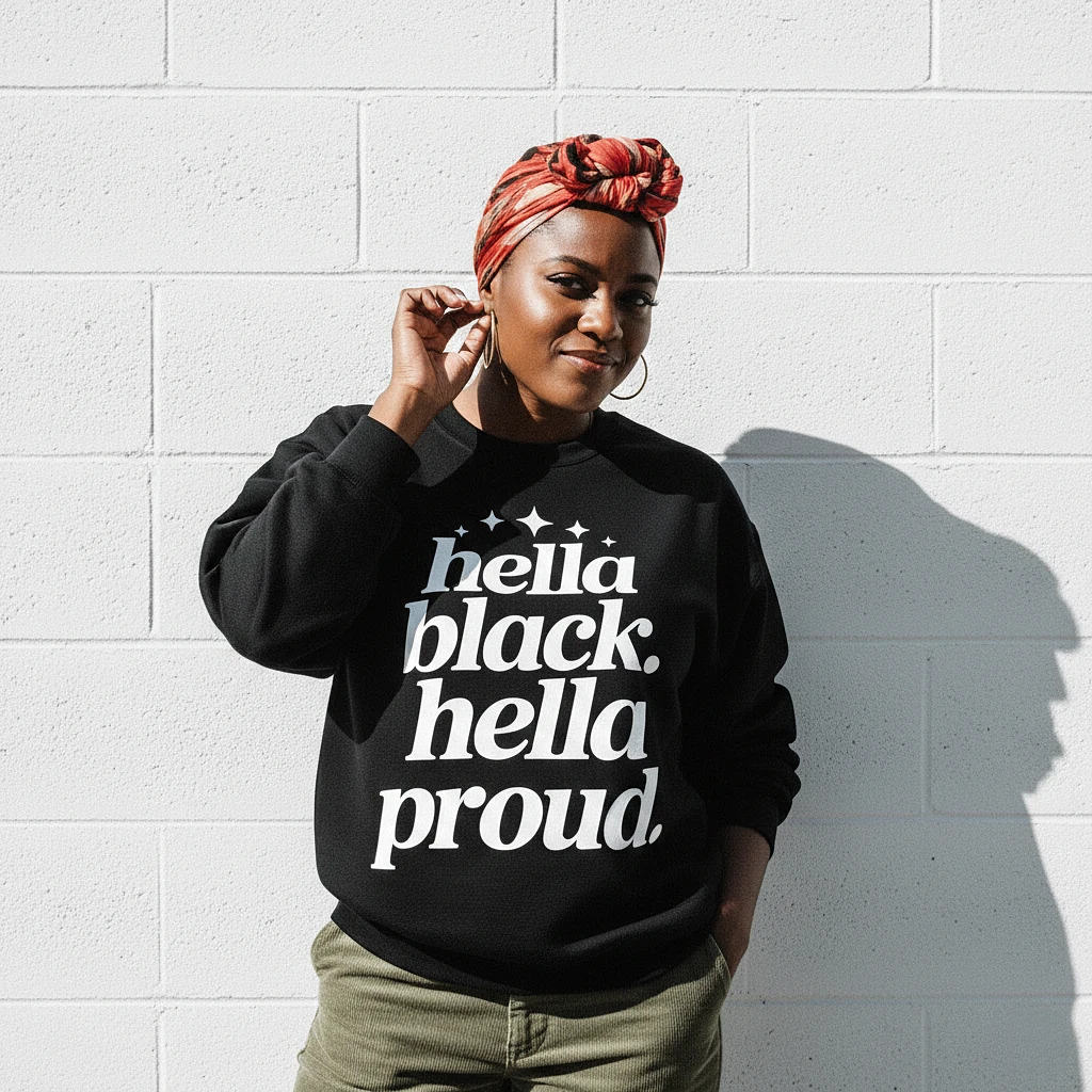 Hella Black Sweatshirt