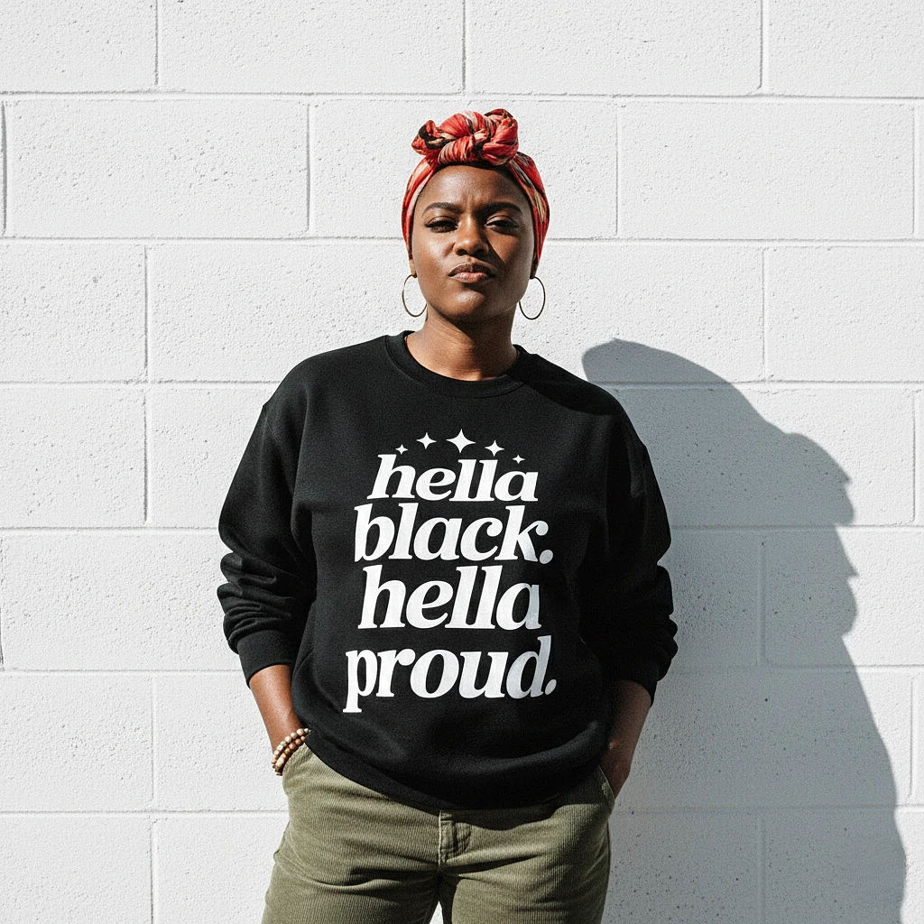 Hella Black Sweatshirt