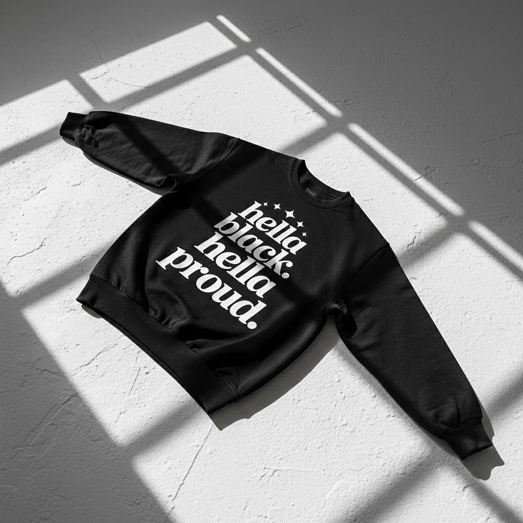 Hella Black Sweatshirt