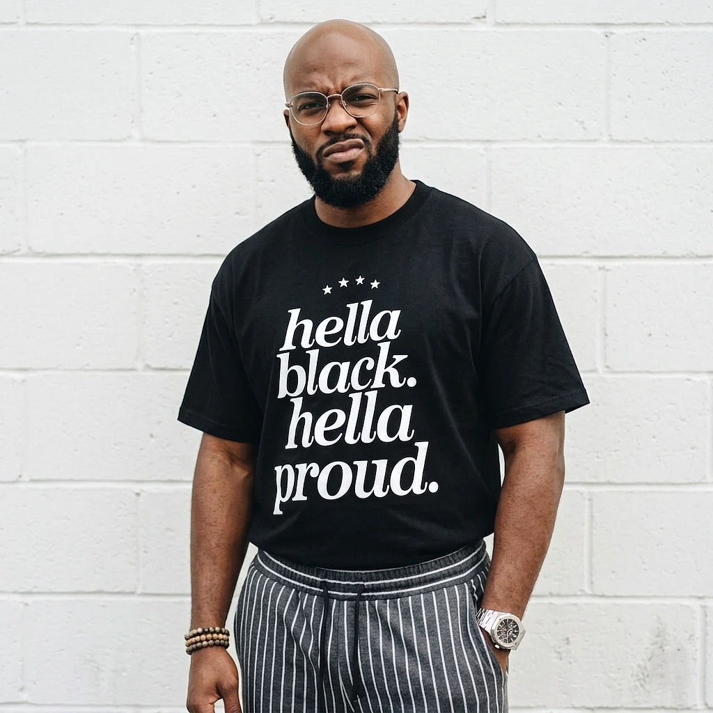 Hella Black Hella Proud Tee