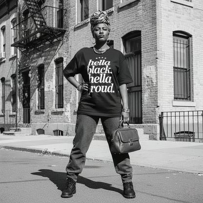 Hella Black Hella Proud Tee