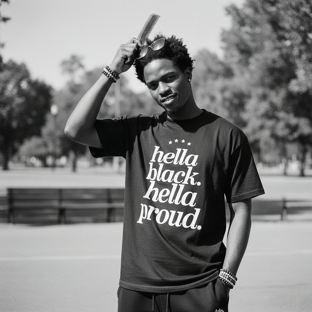Hella Black Hella Proud Tee