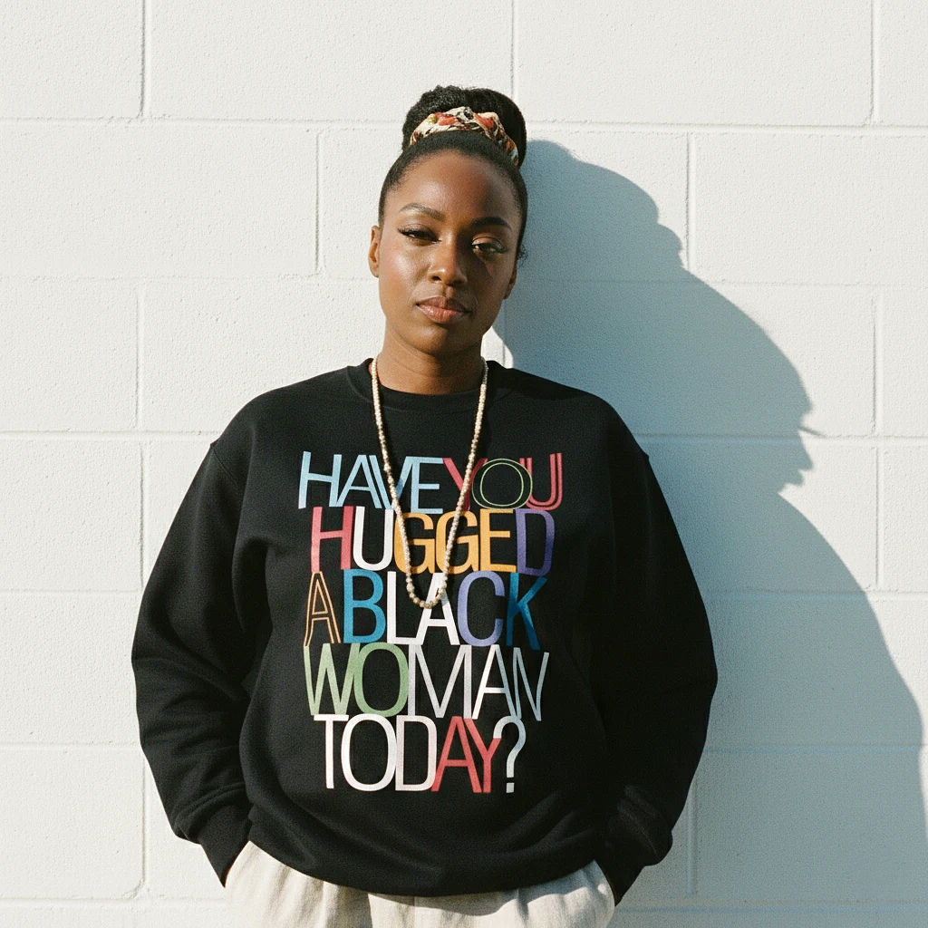Hugged A Black Woman Sweatshirt