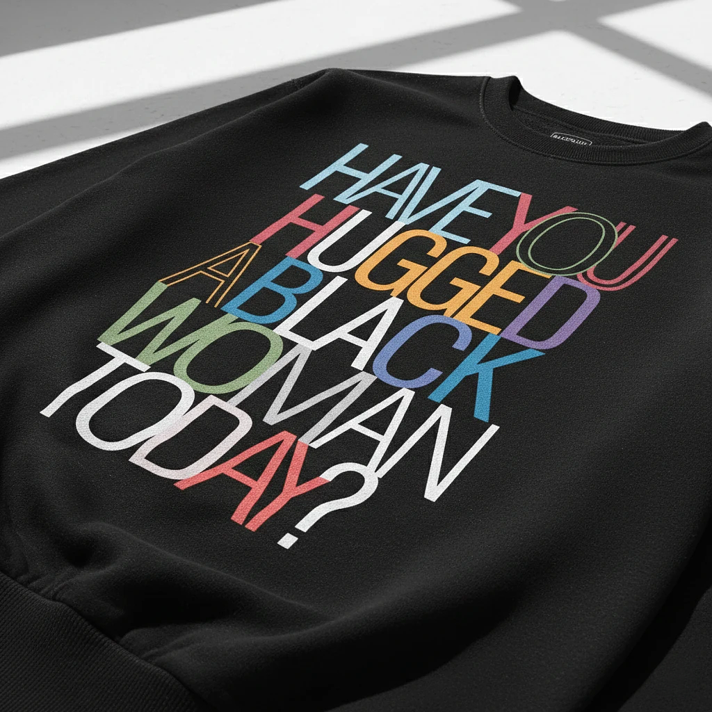 Hugged A Black Woman Sweatshirt