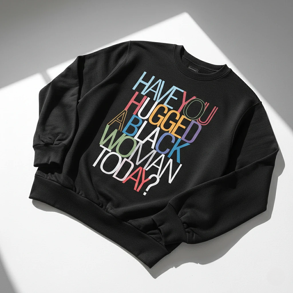 Hugged A Black Woman Sweatshirt