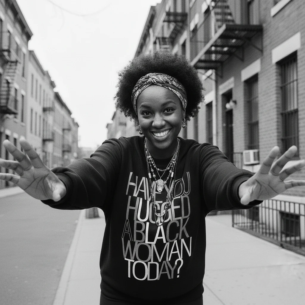 Hugged A Black Woman Sweatshirt