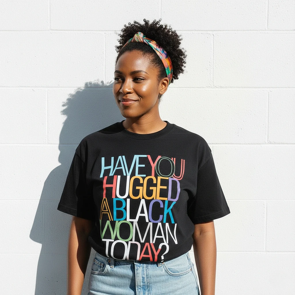 Hugged A Black Woman Tee