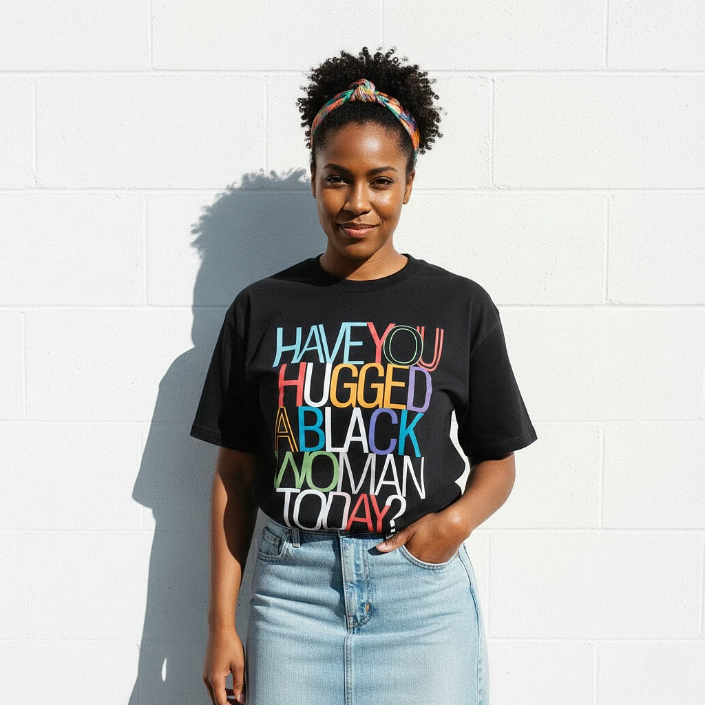 Hugged A Black Woman Tee
