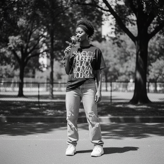 Hugged A Black Woman Tee